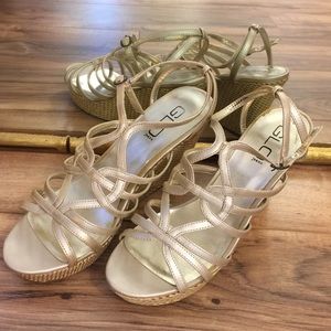 GLO Jeans wedge sandals 👡